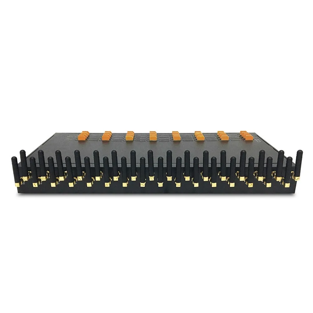 32 port bulk sms and voice  modem  voip gsm   32 sim slots sms gateway
