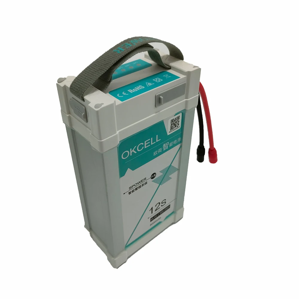 Original OKCELL 44.4V 12S 8000mah Drone Battery 20C for EFT G06 Drone UAV