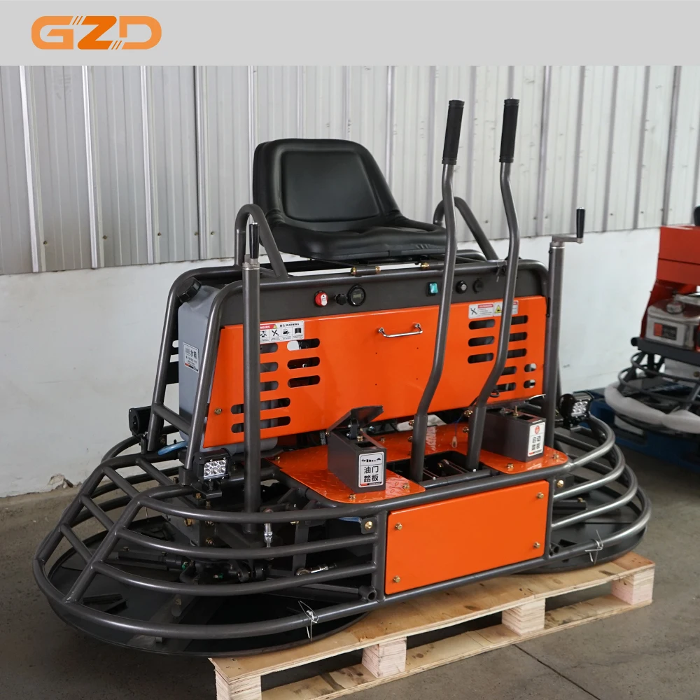 Road Machinery Riding Power Trowel Mini Ride on Concrete Power Trowel Machine