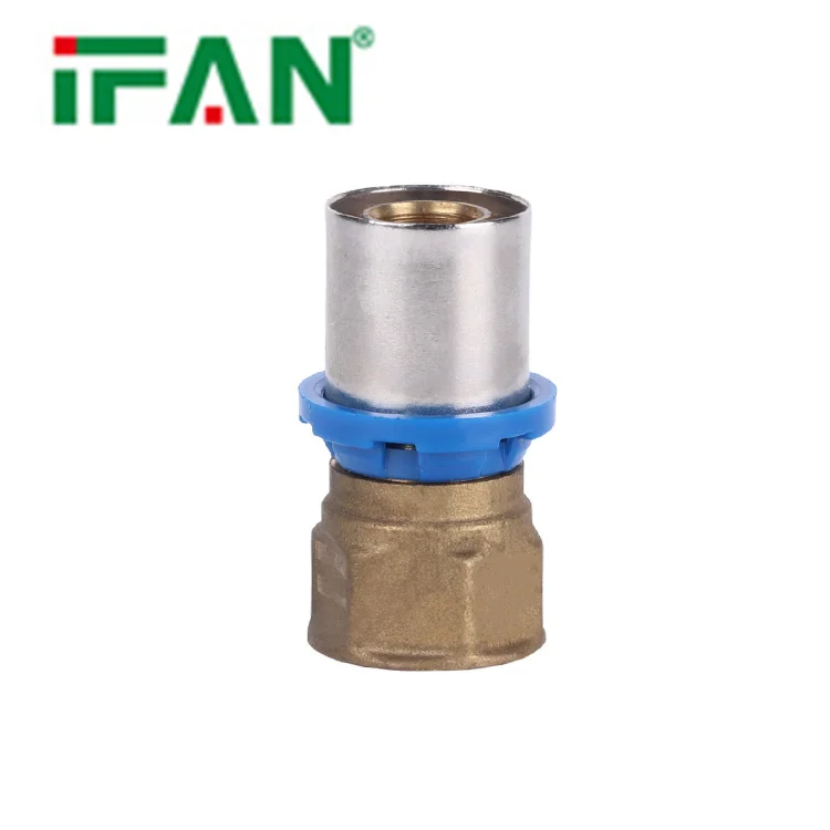 IFAN Hot Selling Brass Press Fittings PEX Pipe Plumbing Fitting For Floor Heating