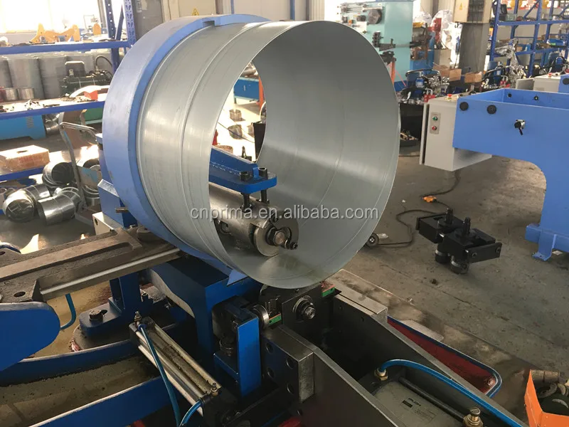 1600 round hvac spiral fixed mold duct sheet metal spiro air pipe wind tube forming machine