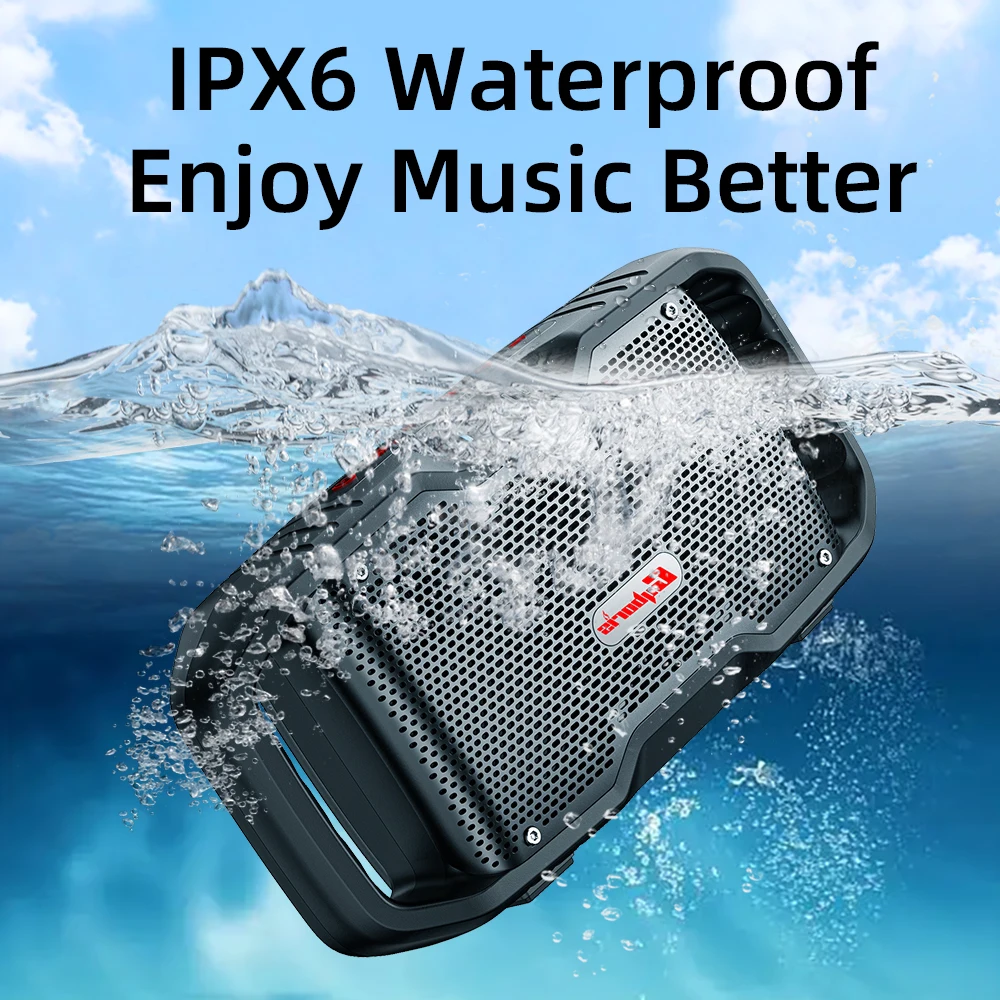 Cyboris launches a new 120W high-power wireless speaker with four speakers for powerful stereo playback and supports multiple pl