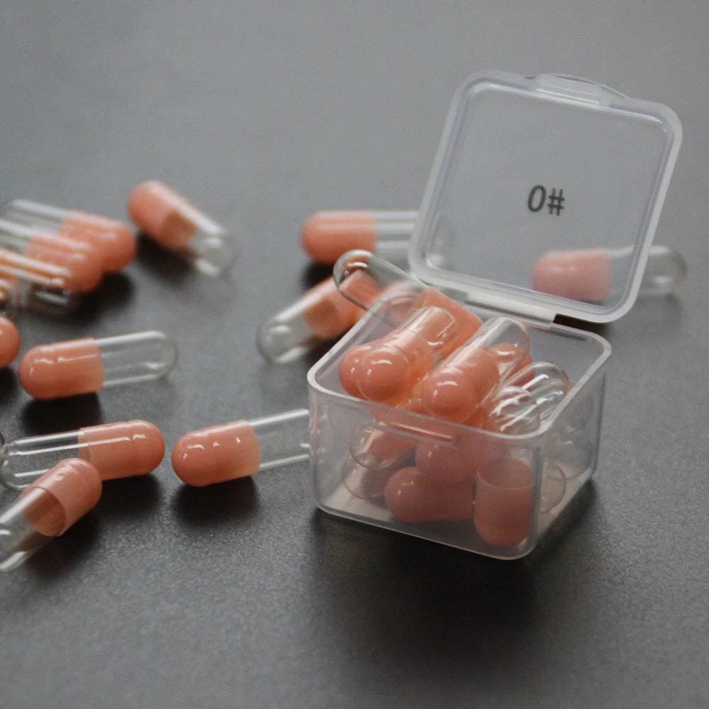 Wecaps Manufacturer Customized 0 Size Pullulan Vegetable Capsules Capsule Empty Vegetable Medicinal Pullulan Empty Capsule Shell