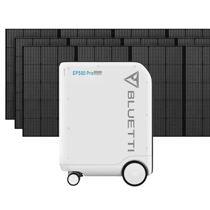 Bluetti EP500Pro + PV350 солнечные панели для домашнего хранения солнечный генератор 220 В аварийной ситуации