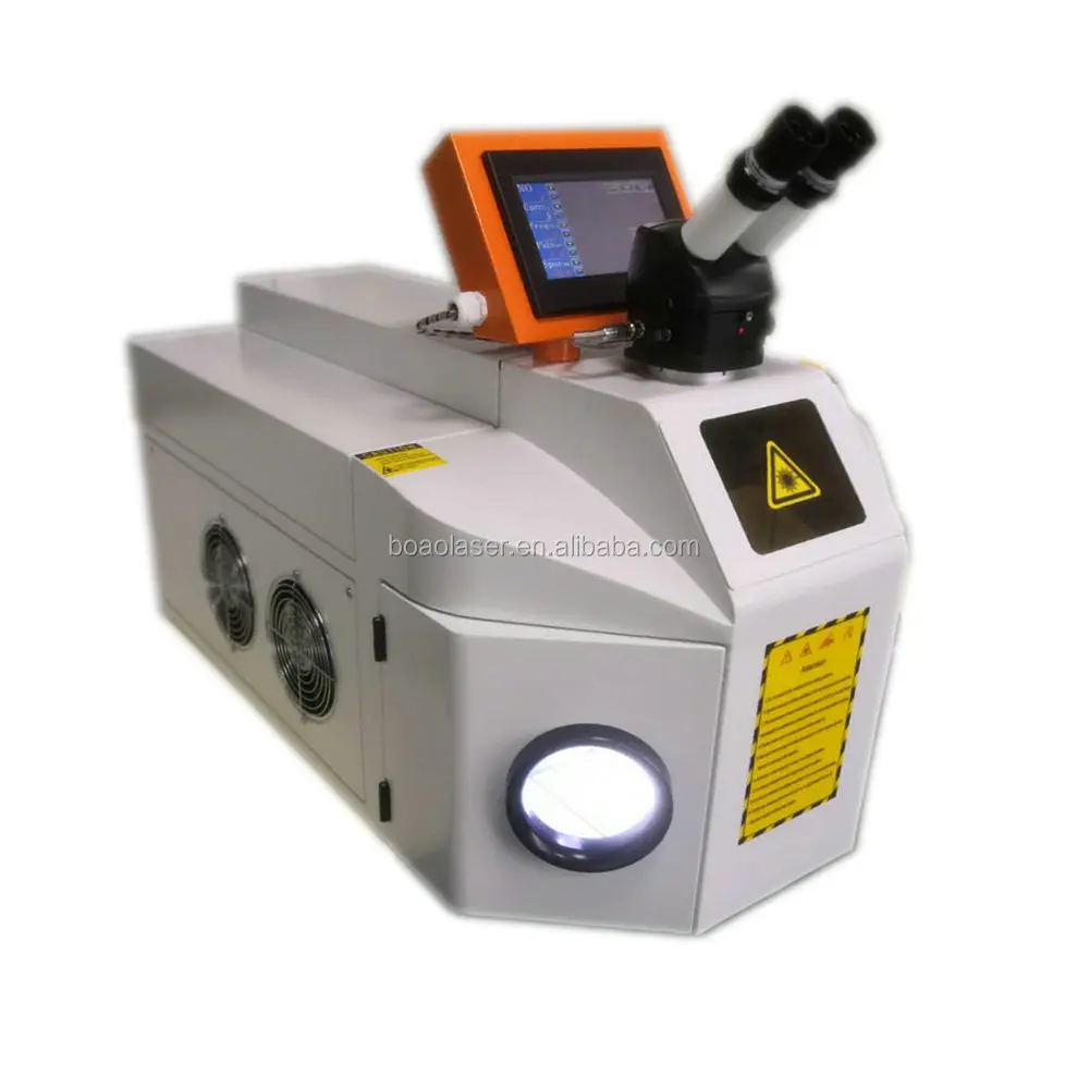 Desktop jewelry lazer welder machine small 100w 200w for  repair gold silver air cooling  laser spot welding machines