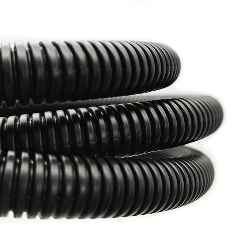 Can be split  plastic electrical pipes PP flame retardant splitting corrugated pipe electricity conduit pipes 20mm