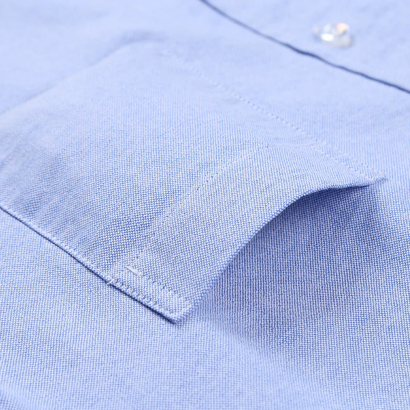 Hot Sale Long Sleeve Oxford Cotton Comfortable and Breathable Office Solid Color Casual Shirt