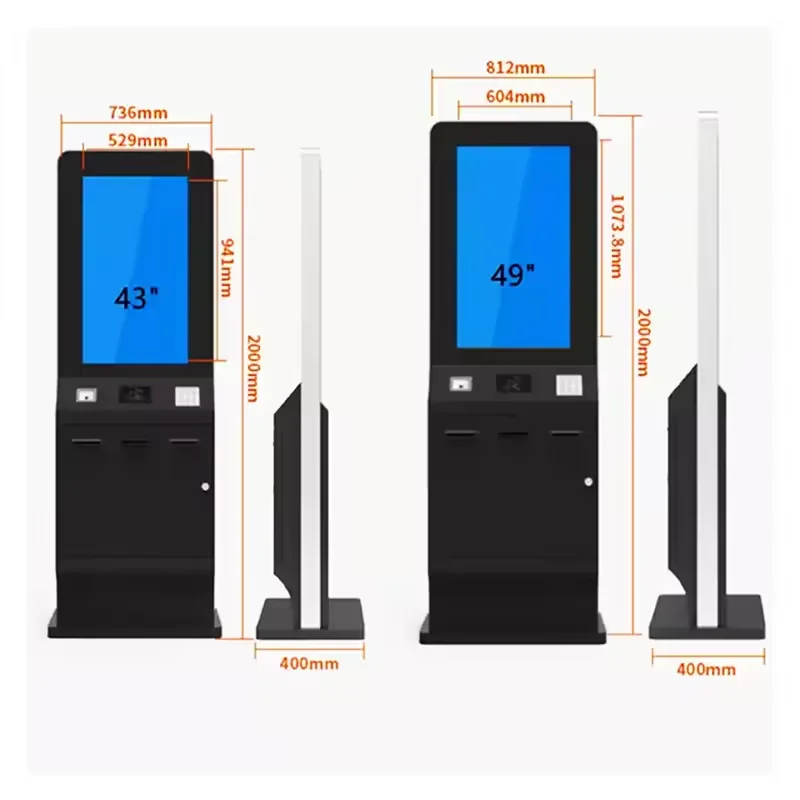 Напольная подставка 21 5 Дюймов сенсорный экран проверка в киоске самообслуживания киоск отеля самостоятельная регистрация