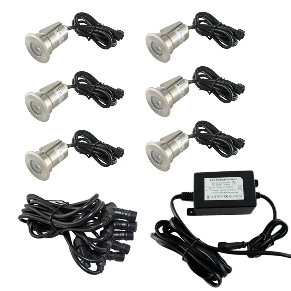 3W Wall Lamp LED Stair Light Indoor Outdoor Aluminum Recessed Step Light Waterproof IP65 LED Stair Wall Light AC 100V-240V