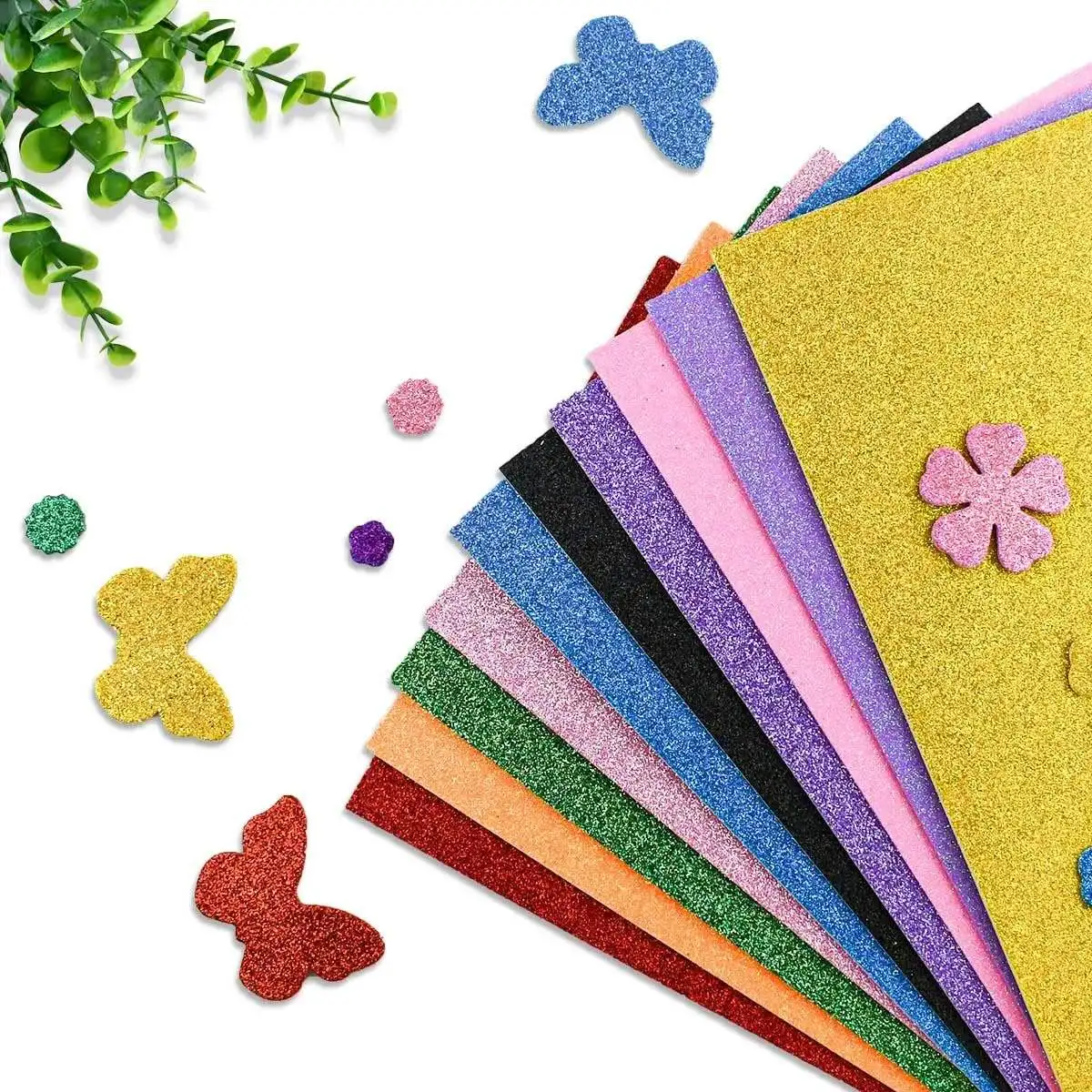 Wholesale Customized Glitter Eva Foam Sheet For Diy Material