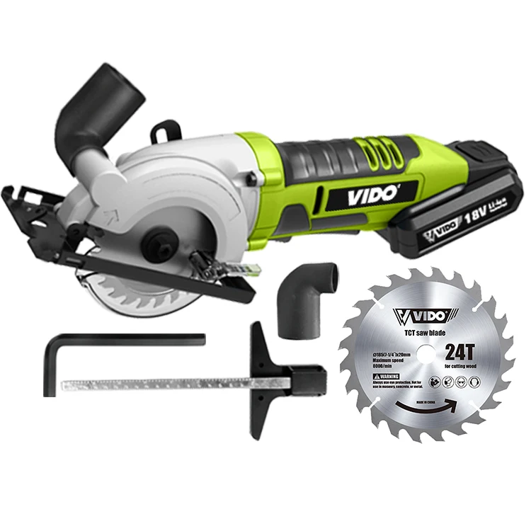 VIDO 18V Li-ion 85mmx15mm Circular Saw Max. Cutting Depth 27mm power tools