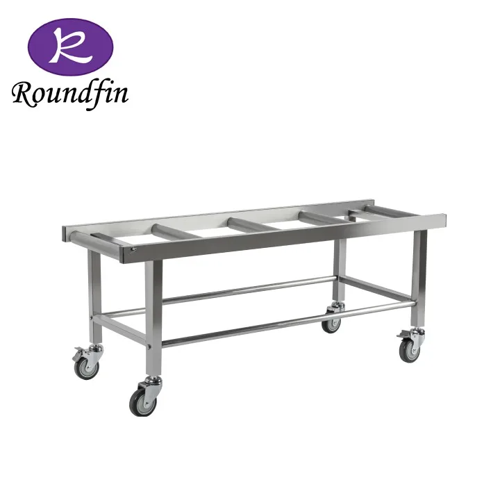Funeral Embalming Table Leg foldable/Autopsy table/Mortuary trolley