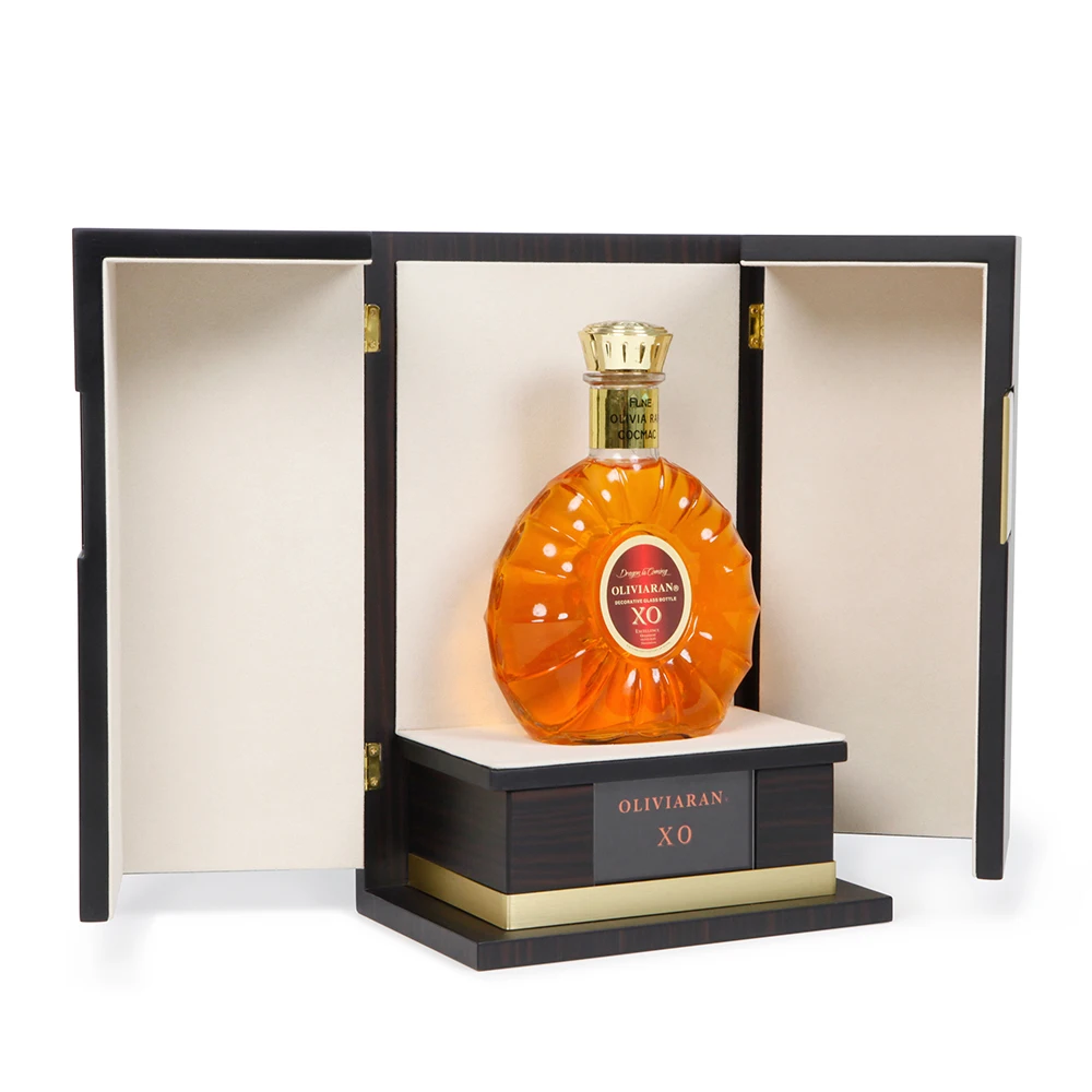 Custom logo Low MOQ Recyclable Luxury Alcohol Cocktail Whiskey Bottle Storage Wine Wood Gift Box