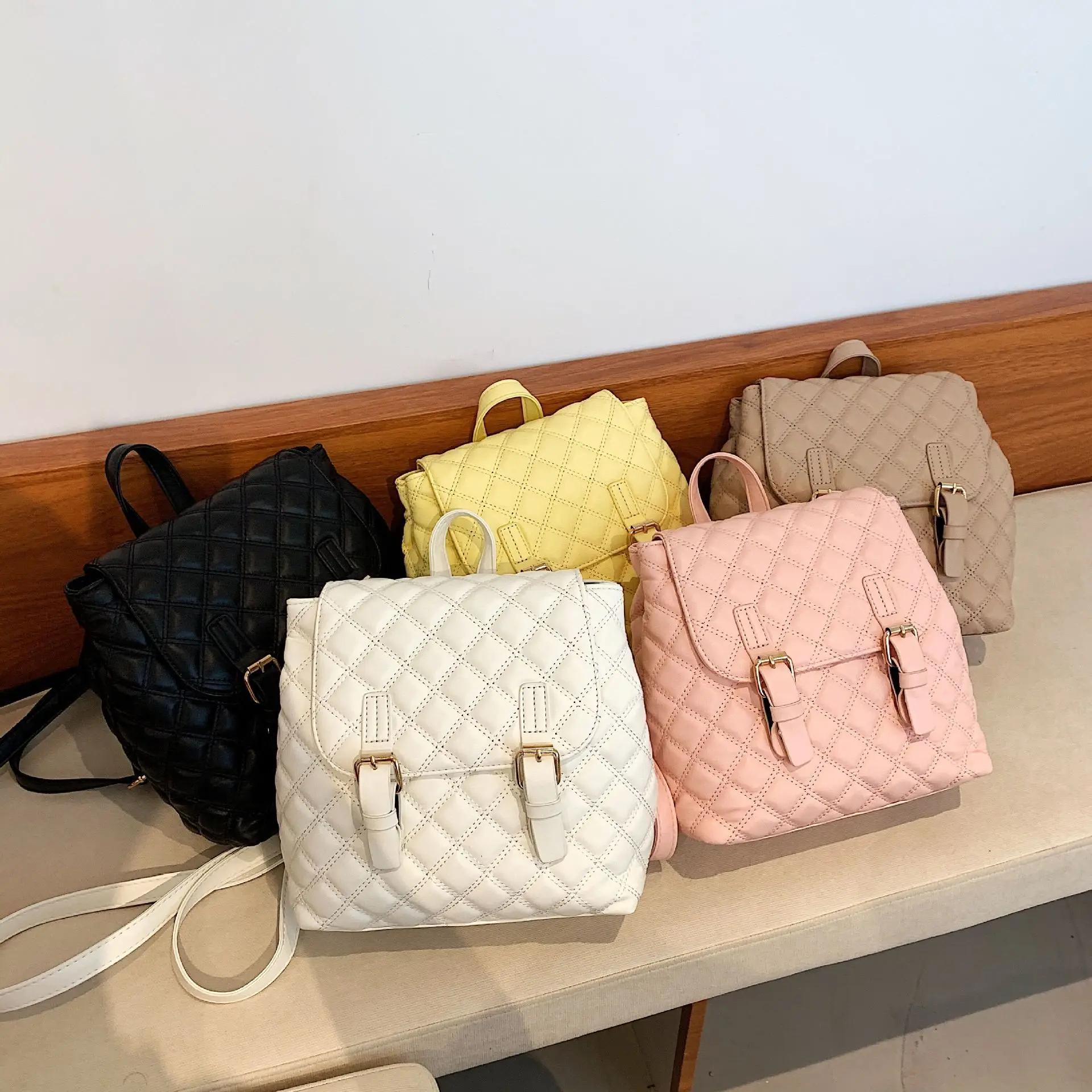 Fashion Style Famous Brand Quilted Back Pack School Bags Travel Bags Pop It Book Bag for Women Luxury Purses and Handbags 2022