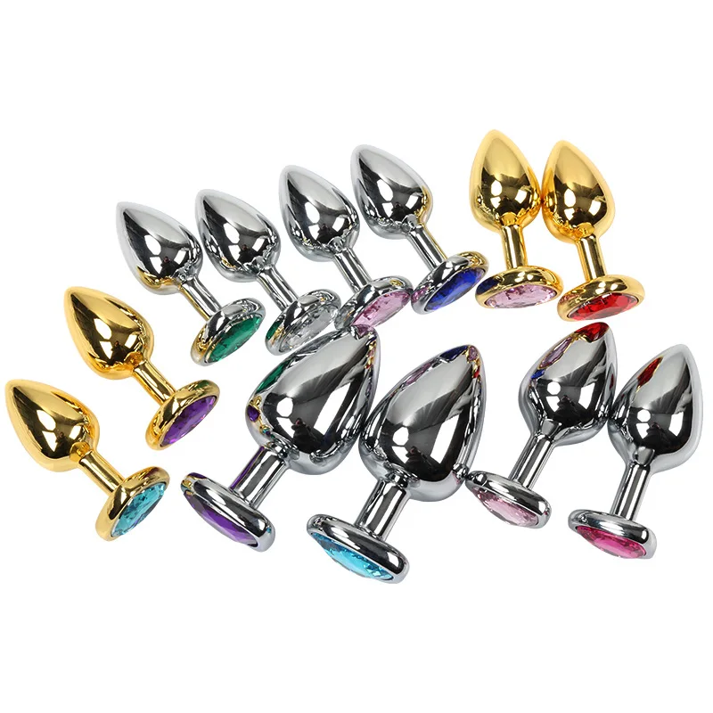 Heart Shaped Butt Plug Sex Toys Metal Anal Plugs Women Plugs Anal Trainer ForWomen Dildo Erotic Massager Stimulator Anal Trainer