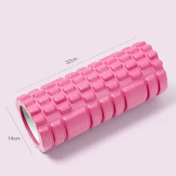 Gym cork fitness massage yoga wheel roller column paint foam roller