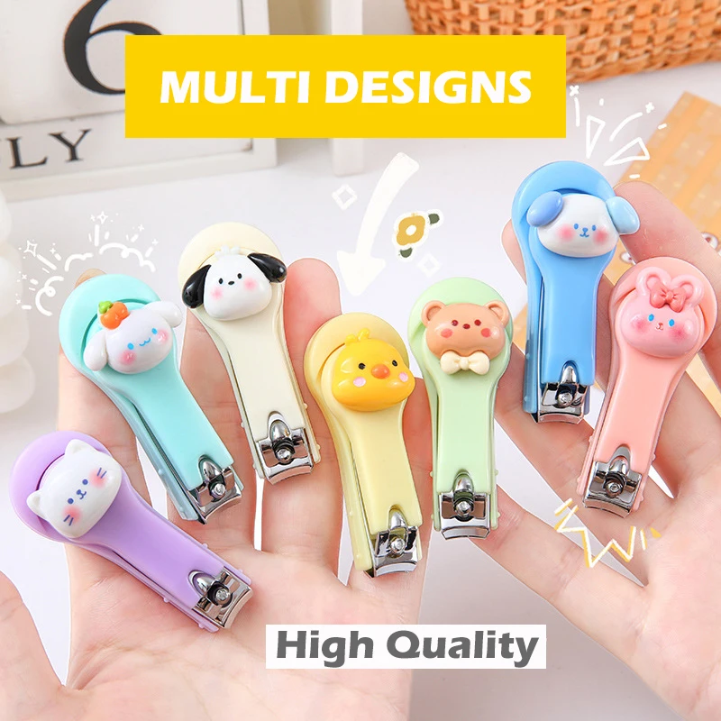 Fashionable Cartoon Nail Clipper Cute Beauty Designs Patterns 3D Accessories Nail Toe Nail Clipper For Manicure Pedicure