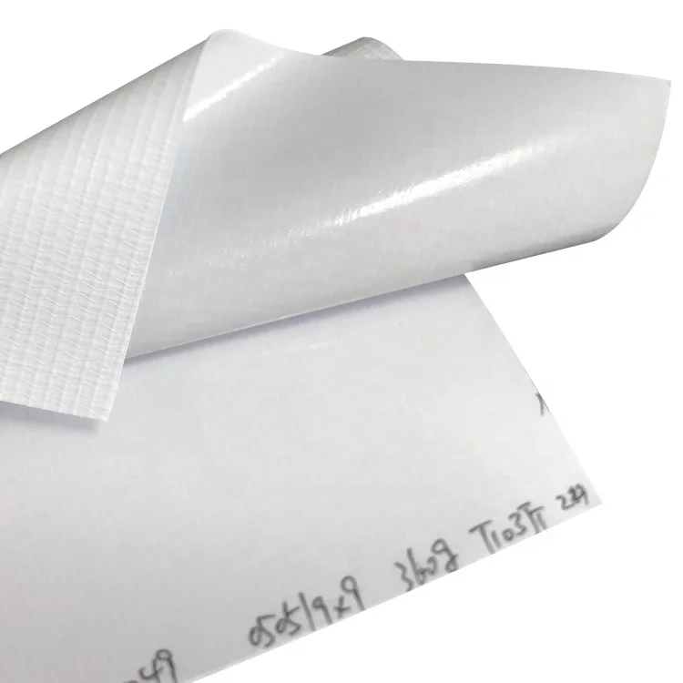 Customized 300g black back pvc flex supplier banner material roll panaflex Factory Direct Price ( 500*500 9*9 hot lamination )