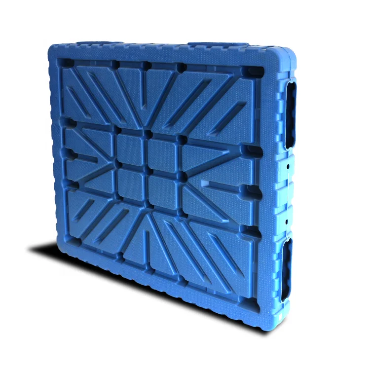 double faced 4 way entry blow molding stackable hygienic plastic pallet for logistic