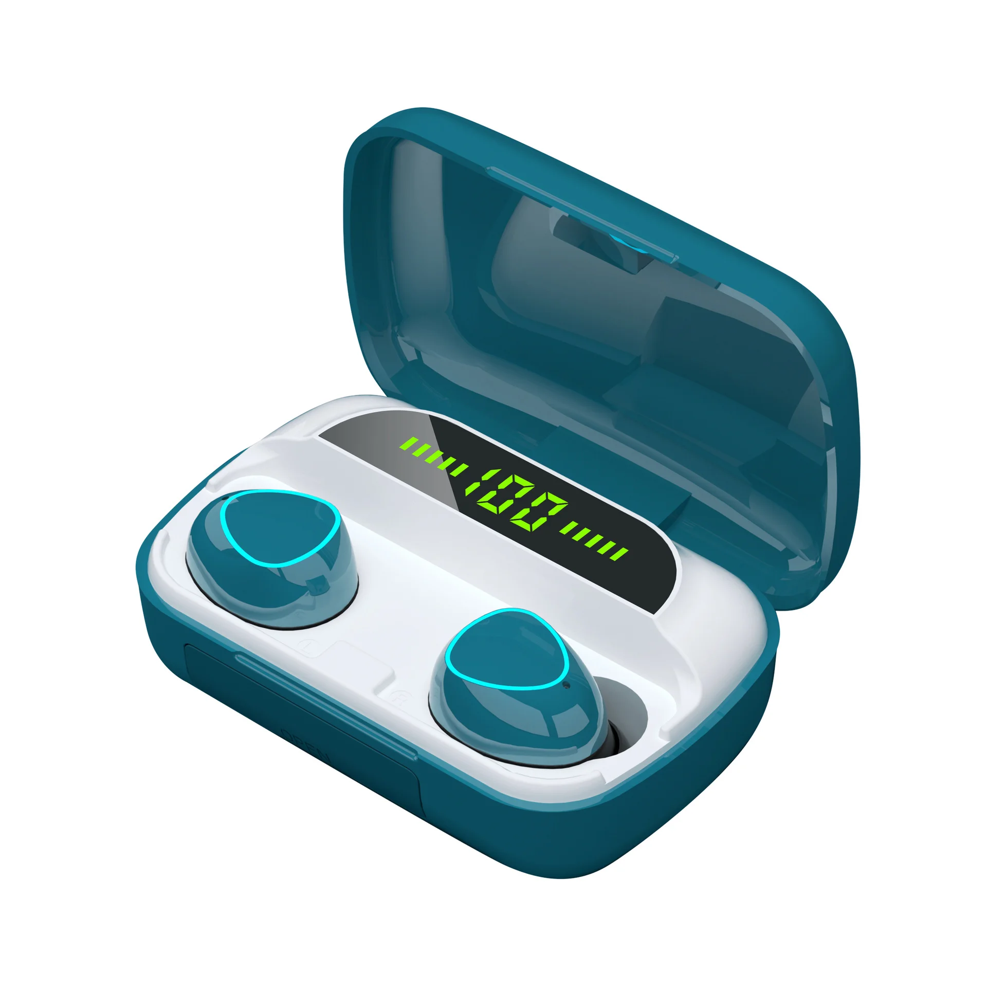 2021 Truely New product Free Sample TWS Earbuds, tws earbuds portable Wireless Earphone Earbuds with Powerbank Charging Box