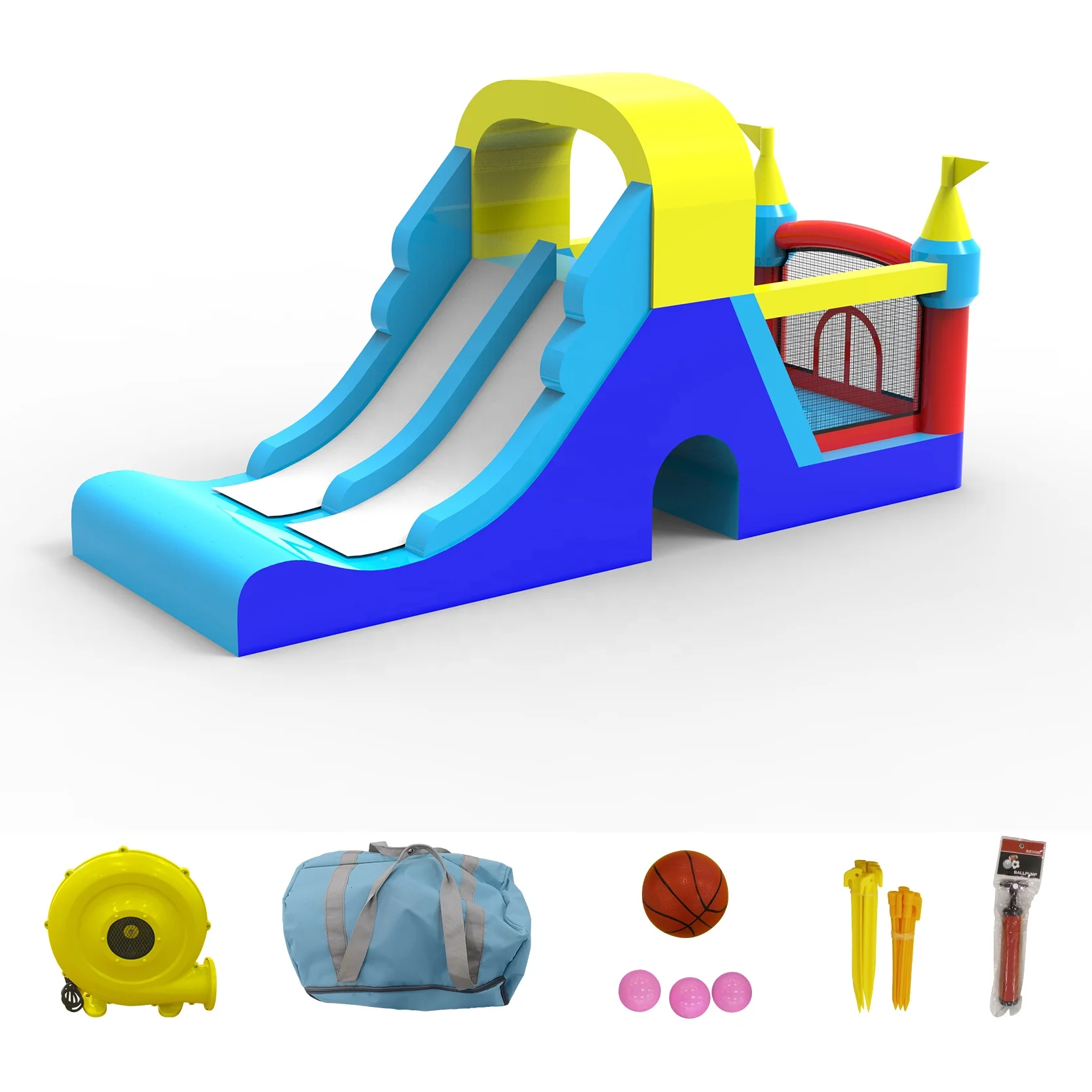 
New arrival inflatable bounce jumping house for children Oxford cloth games kids 
