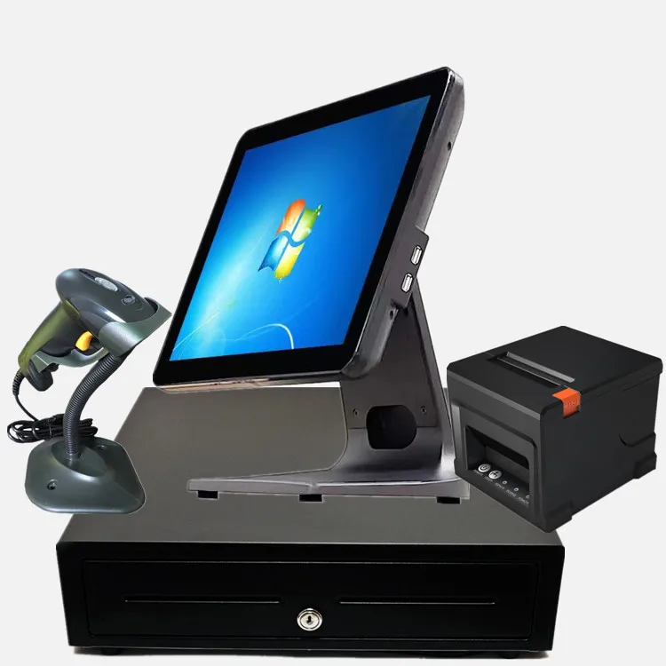 Новый 15 6 дюймов Все-в-одном Windows сенсорный экран POS система для использования в ресторане