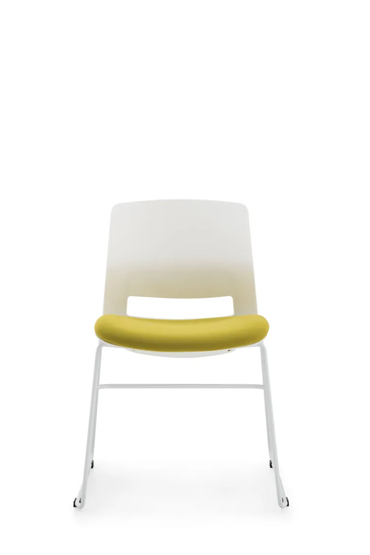 China Supplier Modern Designed Stackable Plastic Dinning Chair With Cushion