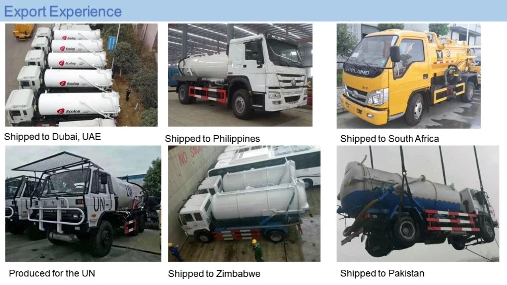Dongfeng 6X4 15cbm 4000galons High Pressure pump Sewage Suction Sludge Vacuum Tanker Cleaning Fecal Truck with low price