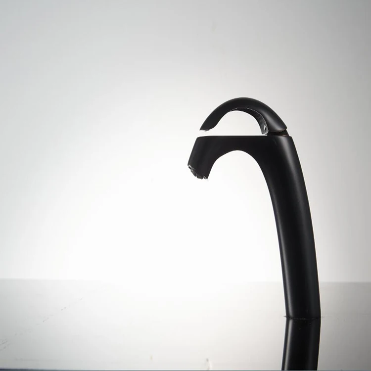 Unique Design Taps Manufacturer Free Standing Black Bathroom Sink Faucet Mixer
