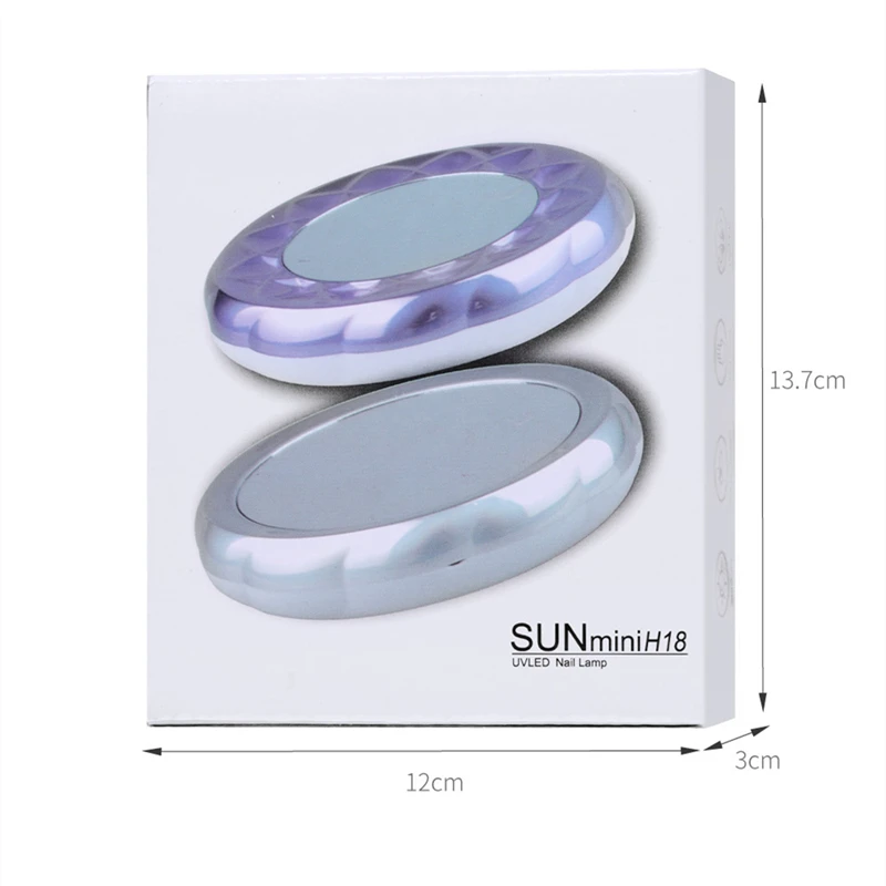2022 NEW portable 54W Nail Lamp with cosmetic mirror 18 leds USB For Drying LED UV Nail Gel