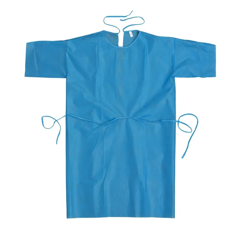 Non Woven Patient Gown Disposable Hospital Clothing Patient Gown