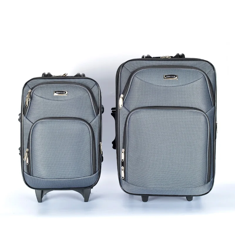 Best Selling High Quality cloth luggage 3pcs soft fabric Luggage Travel Suitcase Set Luggage
