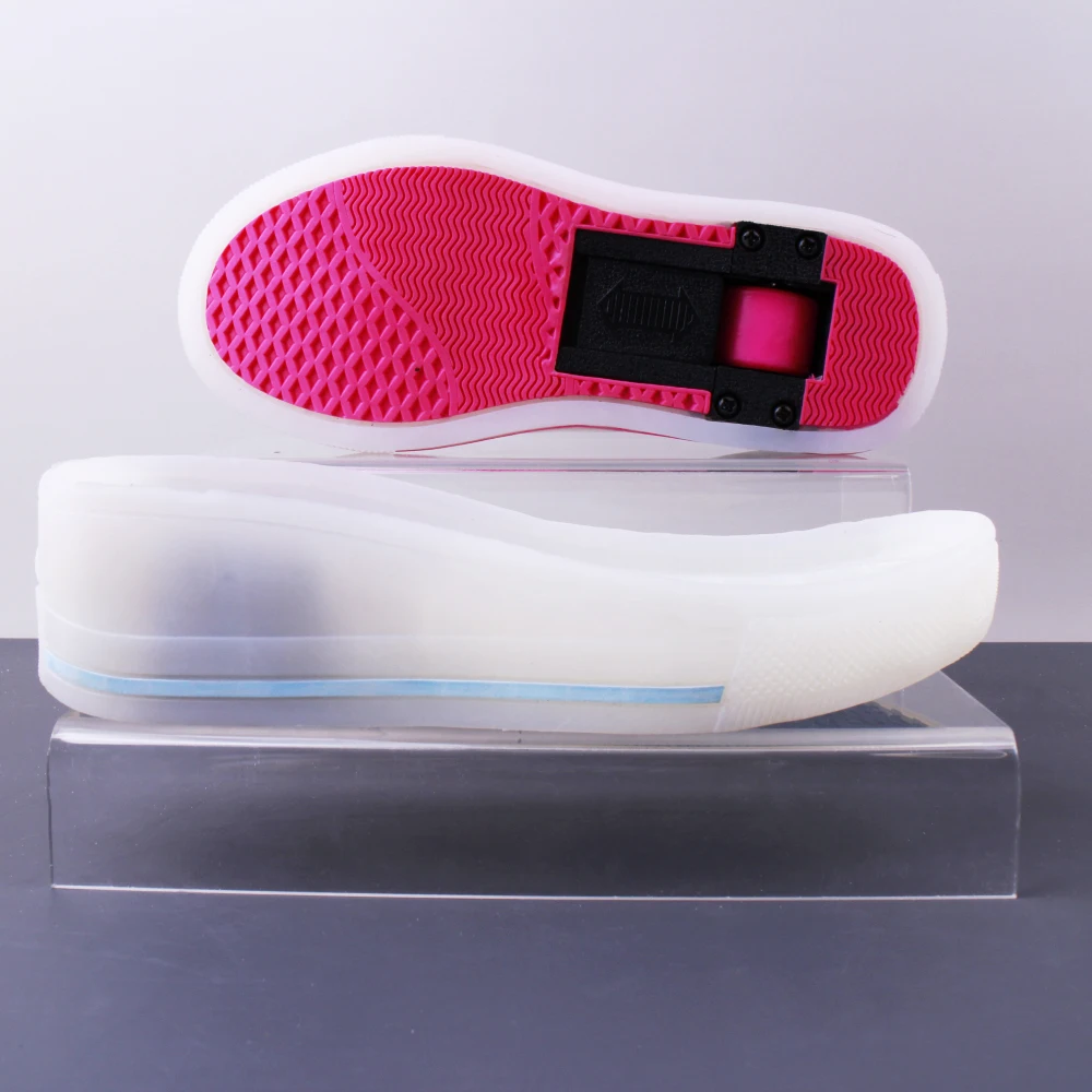 Kids 1 Wheel Roller Shoes Sole Fashion Skate Roller LED Light Up Kids Roller Skate Wheel Shoes Sneaker Sole Shoes Sole