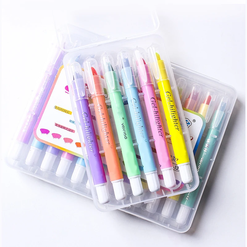 Silky Washable Gel  Crayon 6 Colors Children Fancy Face Paint Crayons colours in Bulk