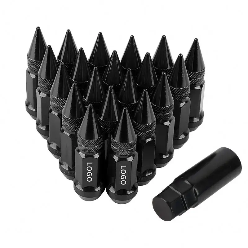 M14x1.5 12x1.5 Stainless Steel Extended Tuner Car Wheel Nut Spiked Lug Nuts