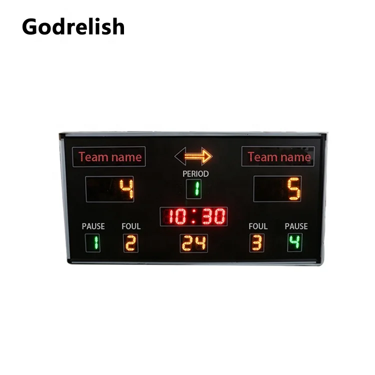 Basketball Game Electronic Scoreboard Basketball 24 Seconds Led Countdown Timer Professional Basketball Scoreboard
