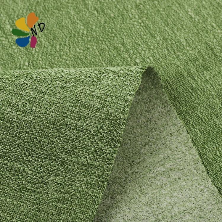 Home Textile 100% Polyester Wholesale Linen Fabric Sofa Linen Curtain material Faux Linen Fabric