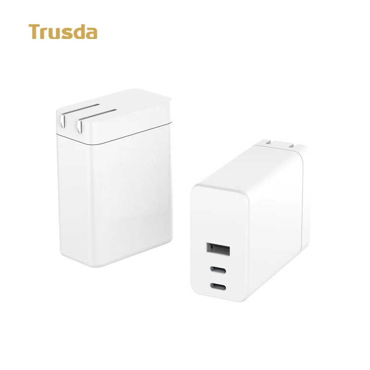
TRUSDA S24 120w new arrivals PSE adaptive gan wall charger PD3.0 AFC with three ports universal for small computer mobiles 