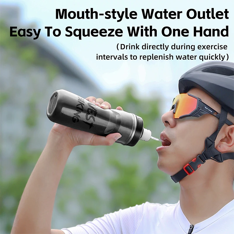 West Biking Custom Cycling Water Bottles For Cycling Squeeze Water Bottle Bike Accssessories Bicycle Accessories