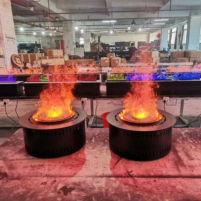 Дрова 3D водяные паровые камины высокое качество огненная древесина набор деревянных бревен для украшения пожарной ямы круглая подставка