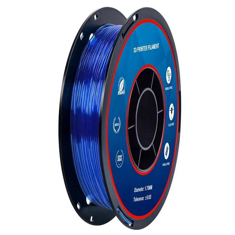 TPU  Flexible White Filament 1.75mm 3D Printer Filament 0.5kg(1.76LB) 3D Printing Material Plastic Shore 95A