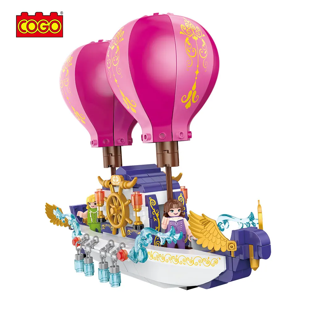 COGO Hot Selling Fashion Girls  Bricks Kids Construction Building Blocks Toys