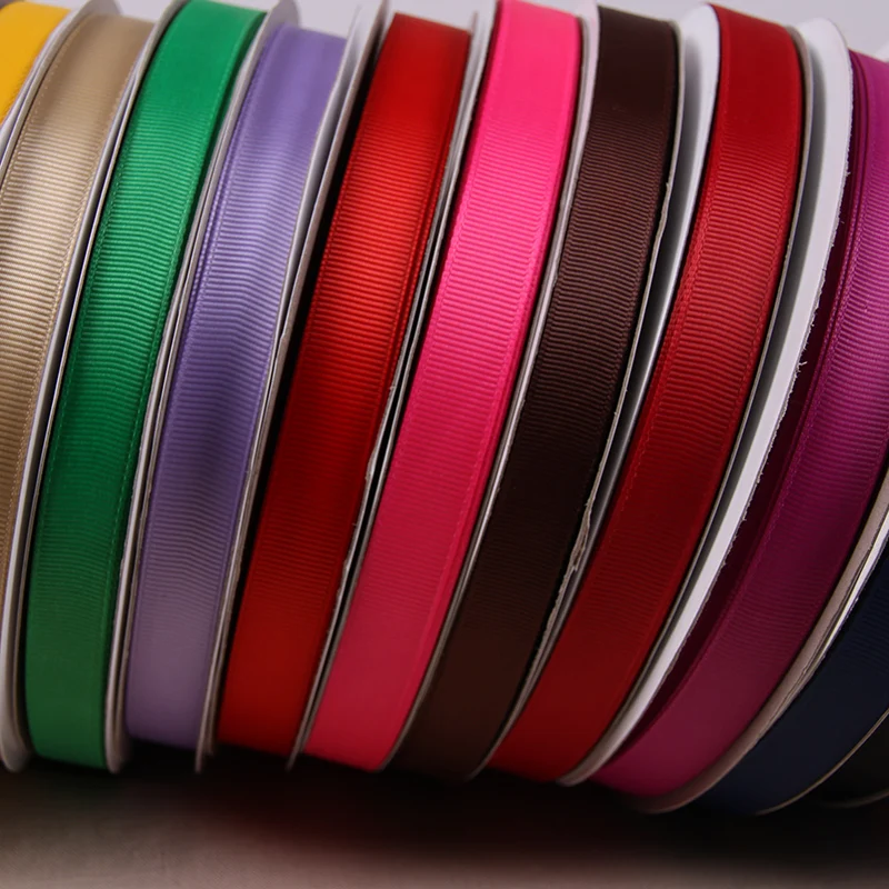 Custom Printed Wired Satin Ribbons Embroidered Grosgrain Gold Gift Boxes Cotton Silk Ribbon