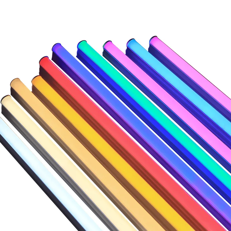0.9m 0.6m 1.2m Pink Red Blue Green T5 T8 RGB LED Tube Light