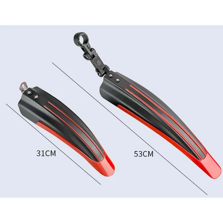 Universal Full Cover Thicken Widen Bicycle Mudguard Set Mountain Bike Front and Rear Mud Guard