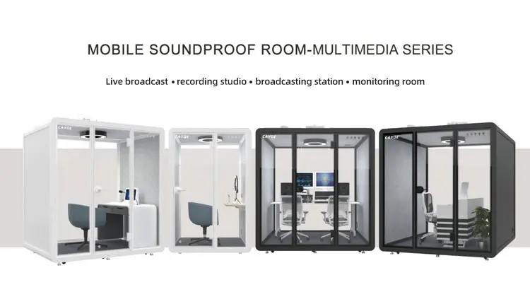 Modern sound proof office pod private phone booth silent telephone booth