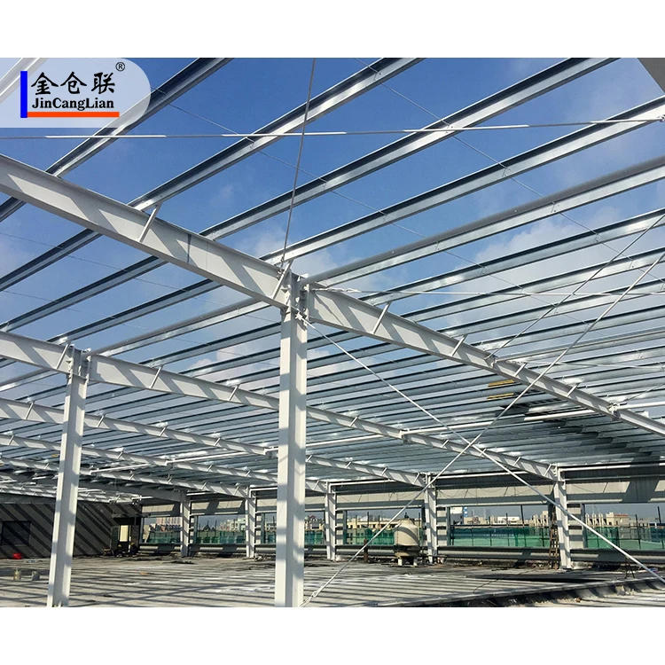 customized steel structure warehouse workshop with storage shelf design heavy duty shelving