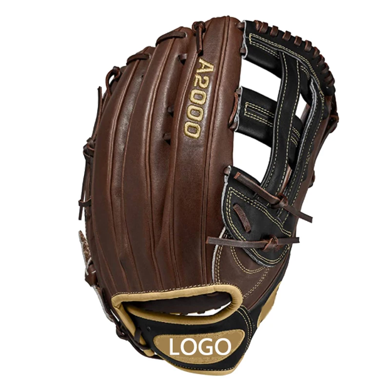 Pigskin leather baseball gloves or softball gloves custom high quality Japan kip leather pitcher professional rawlings Glov