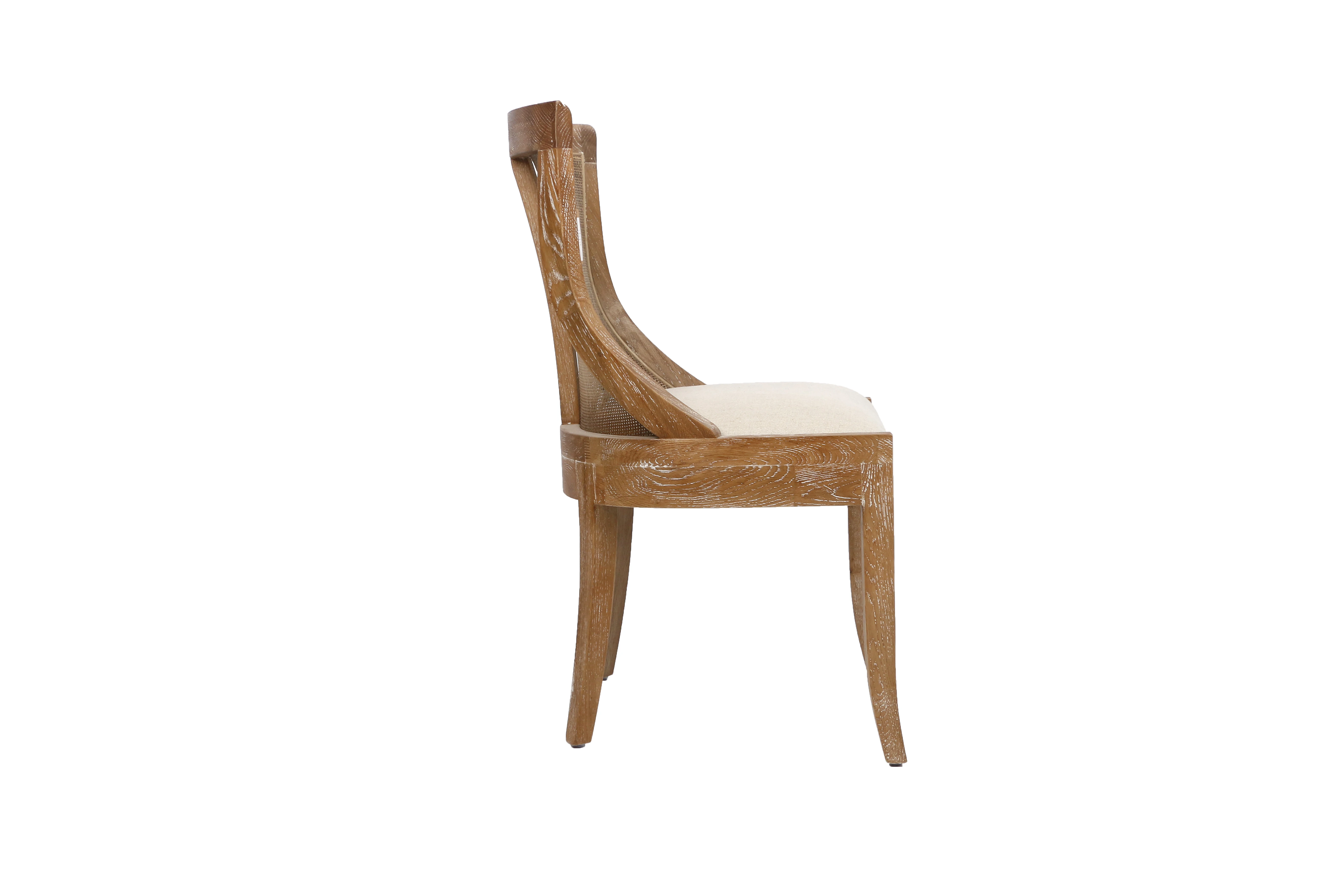 2023 American Style Rattan Back Solid Birch Wooden Chairs For Wedding and Event