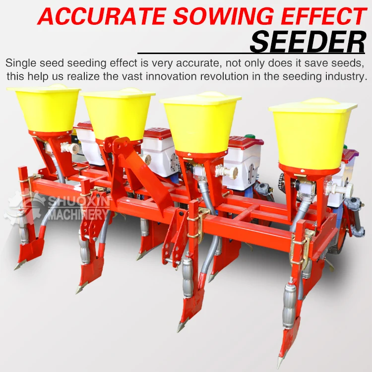Agricultural farm planter machine precision corn seeder 4,5, 6,8 rows no till farm machines agriculture seeder